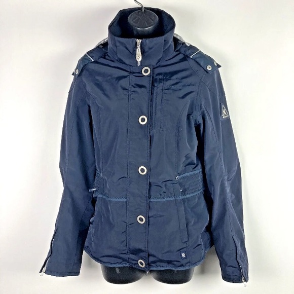 Gaastra Womens M Sailing Jacket blue waterproof Ocean Challenge St Barth - Picture 12 of 16